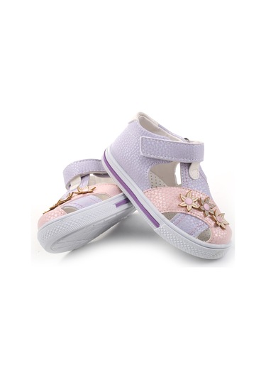 Şirin Bebe 1716 Kız Bebek Ortopedik Ayakkabı Sandalet Lila