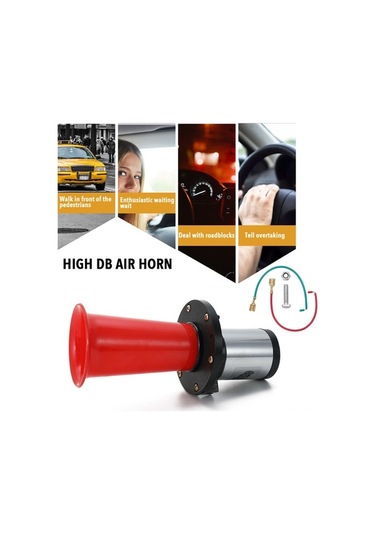 Createtech 12v Antika Araba Korna - 110db Yüksek Sesli Klasik Oogah,