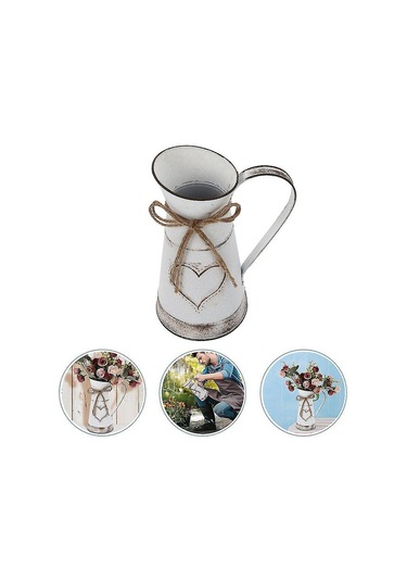 Yeni 1 Adet Özel Çiçek Metal Vazosu