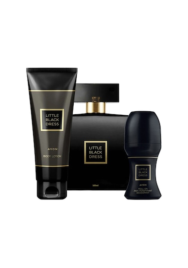 Little Black Dress Kadın Parfüm Krem Rollon Seti Çiçek