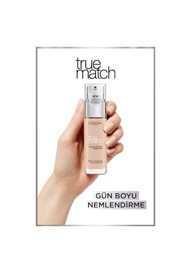 L'Oreal Paris True Match Bakım Yapan Fondöten 1R1C Rose Ivory 30 ML