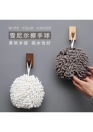 Ranyeek Ev Fıstığı Mutfak/banyo Absorban Ellik, Yüksek Kaliteli Kadife, Asılabilir, Yumuşak, Gri Renk, Günlük Kullanım İçin Pratik Araç