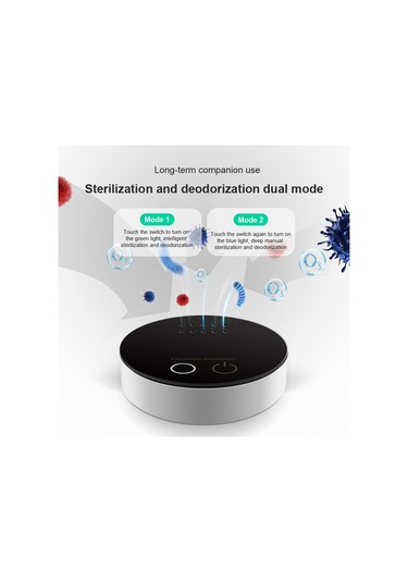 Xindoker Akıllı Ozon Dezenfektörü - Buzdolabı, Araç Ve Banyo İçin Koku Giderici Ve Hijyen Sağlayıcı Siyah