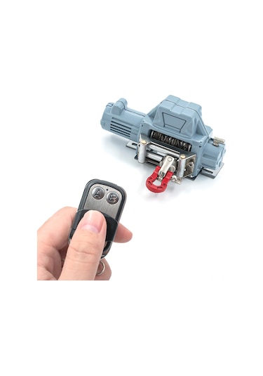 Honmex Rc Araçları İçin Evrensel Alüminyum Geri Çekme Kiti Tamiya Şarj Soketi - Gri, 5-7.4v, Trx-4/scx10 Uyumlu