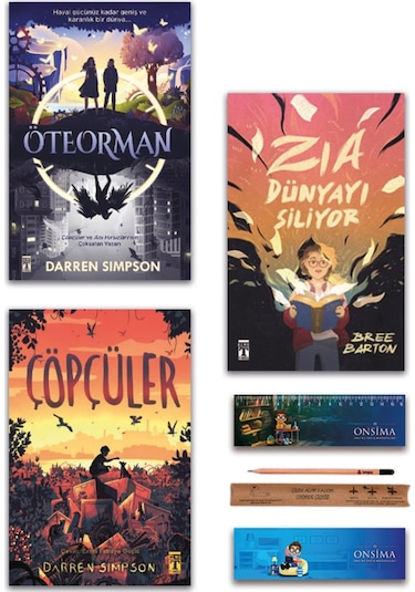 Genç Timaş Zia Dünyayı Siliyor - Öteorman - Çöpçüler Set 3 Kitap