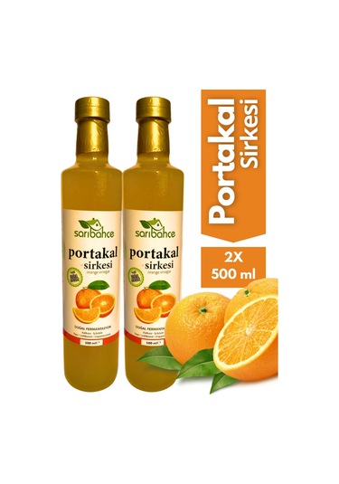 Portakal Sirkesi 500 Ml 2'li Paket - Organik Doğal Fermantasyon