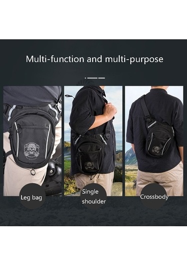 Wondernest Afıshtour Fm2034 2l Su Geçirmez Doğa Sporları Çanta, Bisiklet Bacak, Siyah, Kolay Taşınır Siyah