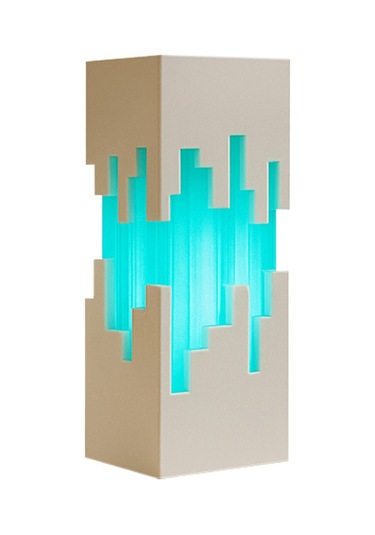 Piksel Tasarımlı Gece Lambası Atmosfer Işık Beyaz