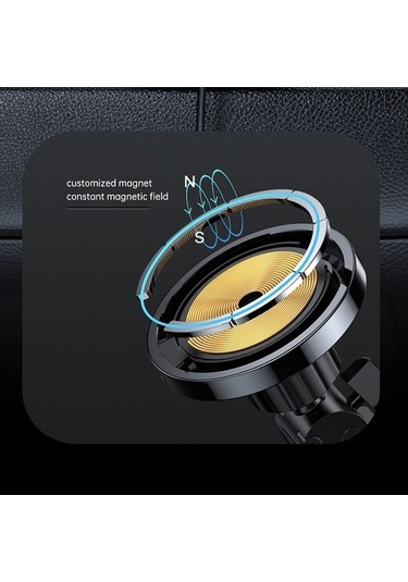 Wondernest Joyroom Jr-zs240 15w Max Araç Manyetik Kablosuz Şarj Tutucu - Hızlı Şarj Std