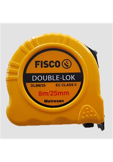 Fisco 8x25 Çelik Metre Double-lok Double-lok