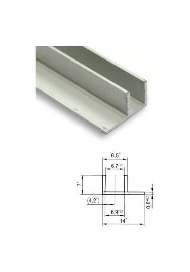 Sam Furniture Panol İçin Köşe Şeridi 188633606 Gümüş