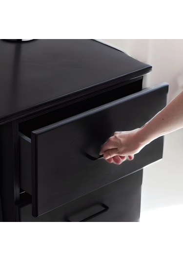 Woodesk Terra Ahşap Çalışma Masası 180x60 Siyah Renk Cpt4640-180 Siyah