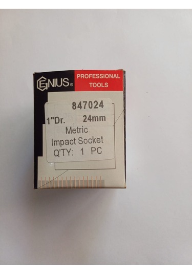 Genius Darbeli Lokma 1" -24mm Boy 60mm, 1 Adet