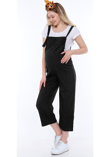 Luvmabelly Myra6105 Hamile Salopet Siyah