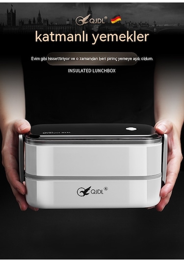 Mühürlü Ve Yalıtımlı Çiftçi Katmanlı Beslenme Kutusu Beyaz