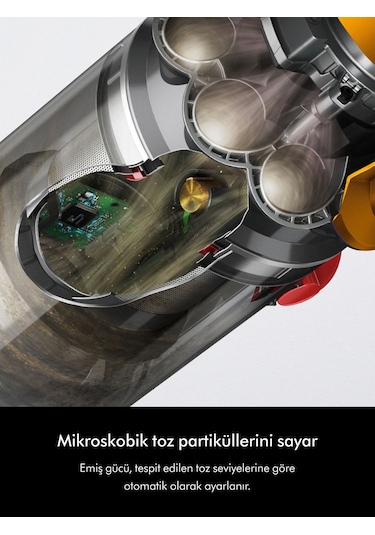 Dyson V12S Detect Slim Submarine Islak Kuru Şarjlı Dikey Süpürge