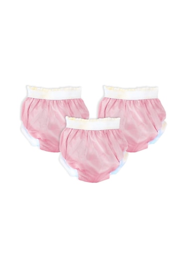 Pierre Cardin 3'lü Alıştırma Külodu 10-15kg - Pembe