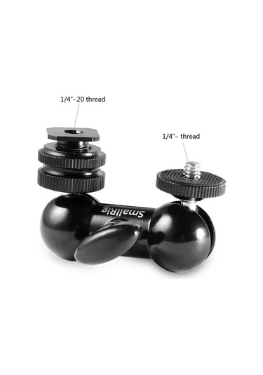 Smallrig 1135 Çift Uçlu Top Kafalı Magic Arm Siyah