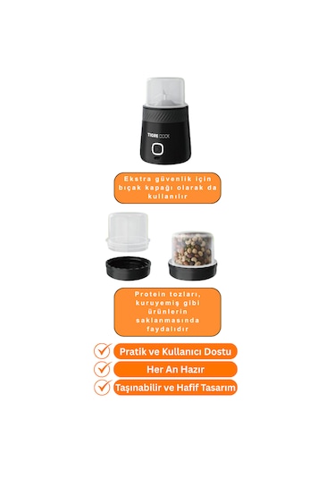 Tigrecook EK-2210 Kablosuz Taşınabilir Kişisel Blender