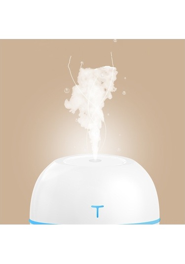 Fastbuy Taşınabilir Beyaz Nemlendirici Aromaterapi Cihazı, 360 Esintili Serinletici Mis, Usb Şarjlı