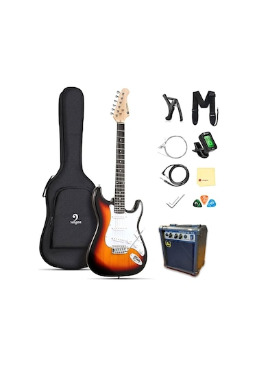 Vangoa Elektro Gitar Seti Sunburst