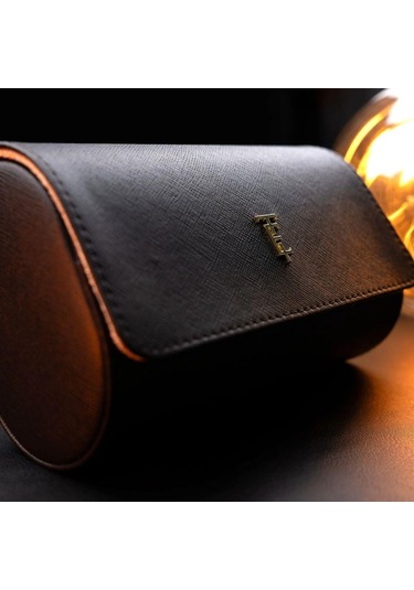 Walnut Finery Es-rollon2-03 Saat Kutusu Kahverengi