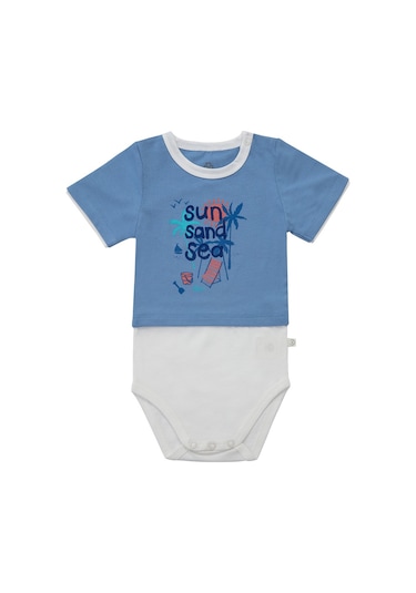 Organicera Organicera Organik Tshirt Body,Mavi