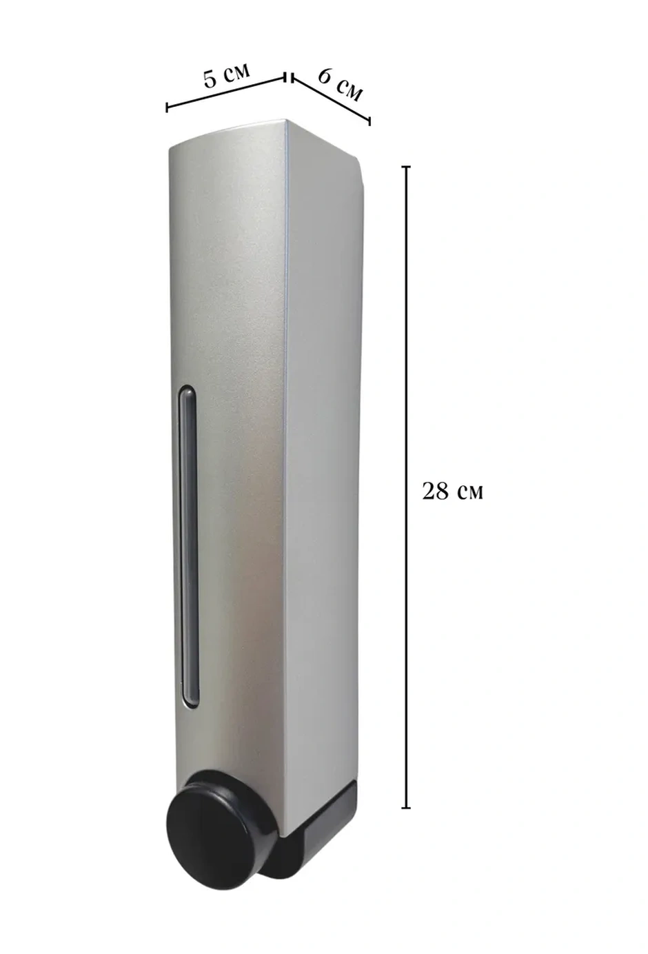 Kırıll Lapkın Banyo İçin Duvara Monte Gri Sıvı Sabunluk 268793762 Gri