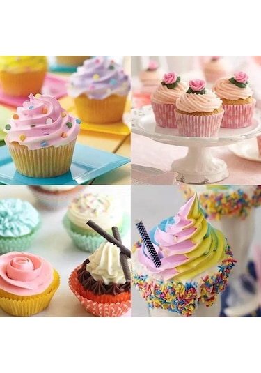 3b Trend Krema Sıkma Torbası 7 Çelik Uç + Silikon Torba Krema Pompası