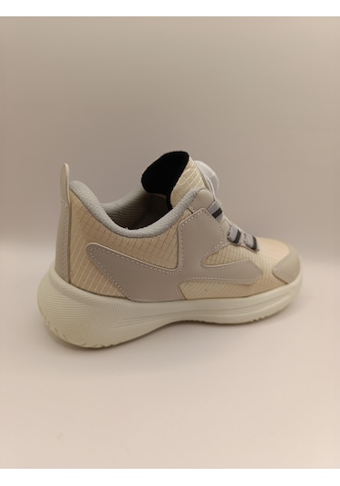 Çocuk Su İtici Kumaş Akıllı Bağcıklı Spor Ayakkabı Sneaker Siyah