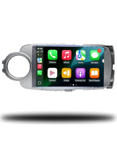 Carplayer Toyota Yaris 2012-2019 Uyumlu Android Multimedya 6gb Ram 128gb Hafıza