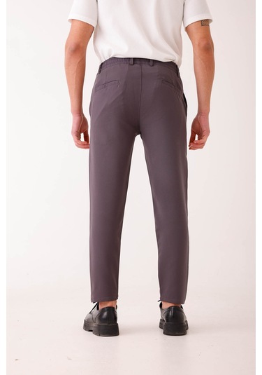 Splendor Bağcıklı Pantolon - Antrasit Antrasit