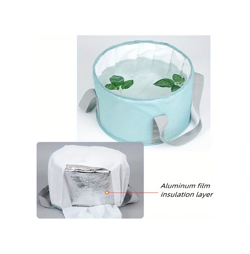 Topshop1 Katlanır Portakal Pembe 5 Kat Yalıtımlı Ayak Küveti - Seyahat & Kamp