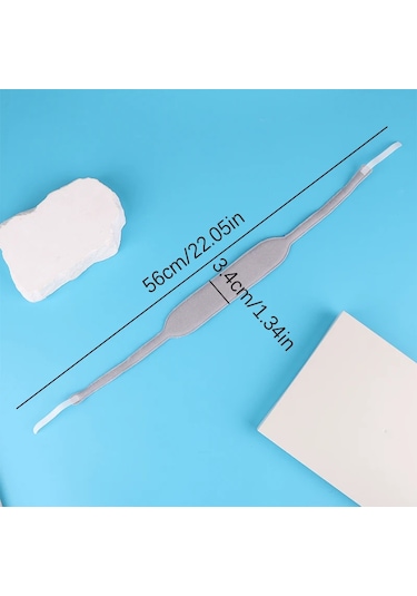 1 Adet Tıbbi Trakeal Kateter Ultra Yumuşak Sabitleme Trakeotomi Tüp Kayış Yumuşak Sünger Boyun Desteği Trakeostomy Sabit Kemer Tutucu Multı