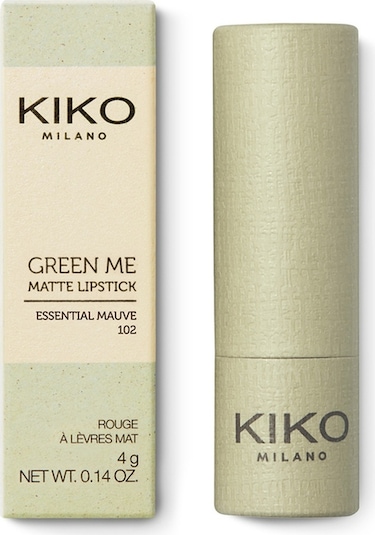Kiko Ruj Green Me Matte Lipstick 102 Essential Mauve