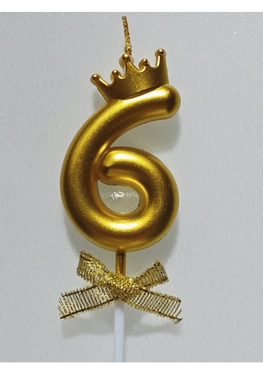 Galerea Prazdnıka 6 Rakamlı Pasta Mumu 413427654 Diğer