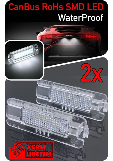 Porsche Carrera Gt 2003 2006 Canbus Led Plaka Aydınlatma Ledi Lambası