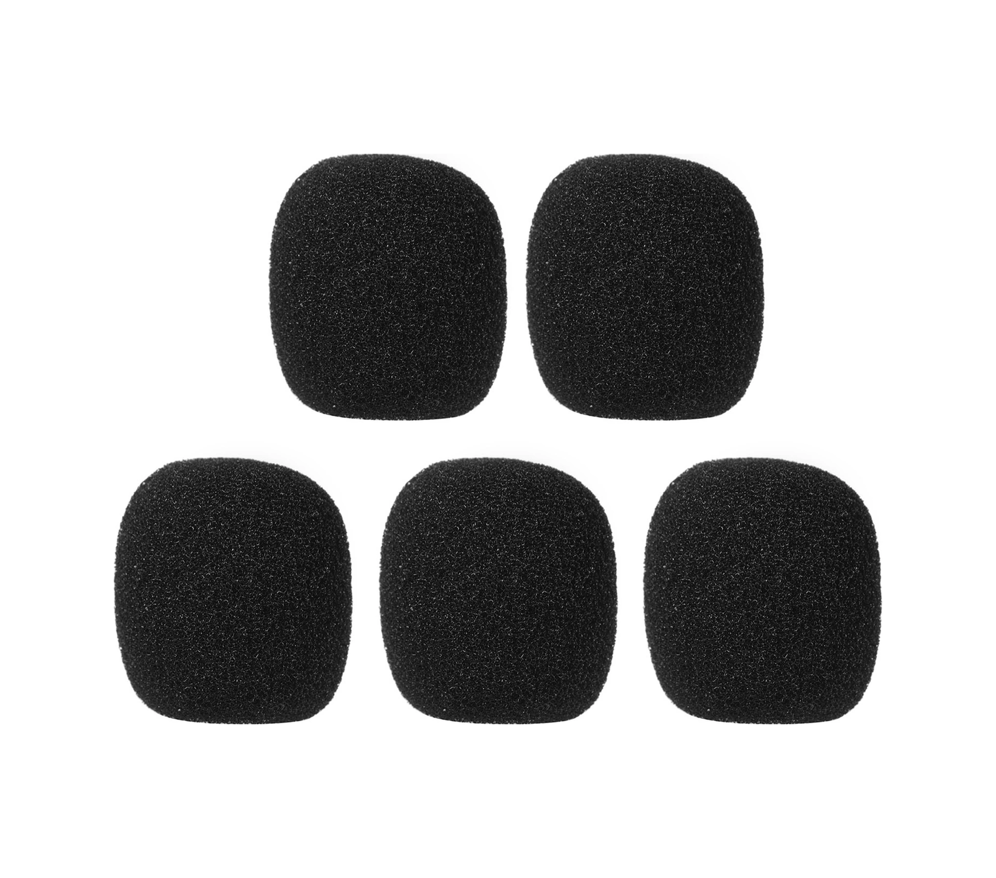Honmex Siyah Mini Mikrofon Köpük Koruması A Tipi 28mm Yükseklik, 23mm Dış Çap, 8mm İç Çap 5 Adet - Ses Gürültüsünü Azaltır