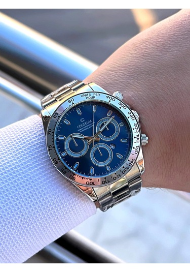 Coliseum Çelik Kordon Takvimli Kadran Kutulu Seri Erkek Kol Saati Ft.cls.e8743.l