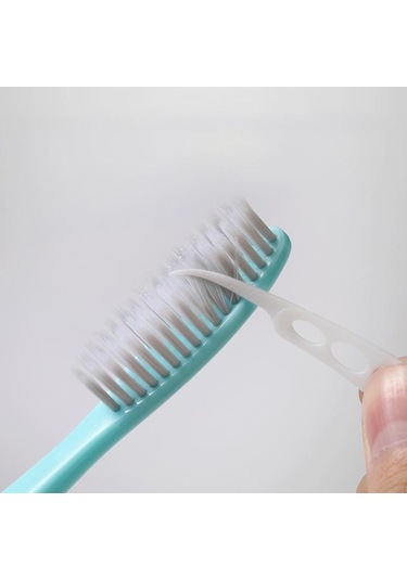 Yetişkin Diş Temizliği İçin Süper Yumuşak Kıllara Sahip 1 Adet Ekstra Uzun Kafa Diş Fırçası