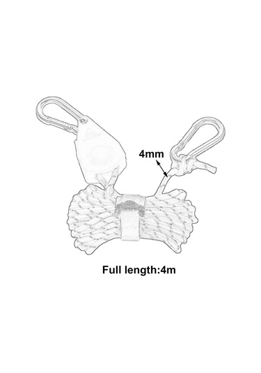 Suntek Cırcırlı Askı Halat Askısı Hızlı Kilitleme Turuncu Turuncu