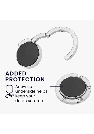 2x Çanta Kancası - Katlanabilir Metal Çanta Askısı - Masa Veya Yazı Masası İçin Çanta Tutucu - Çanta Ve Küçük Eşyaları Asma Diğer