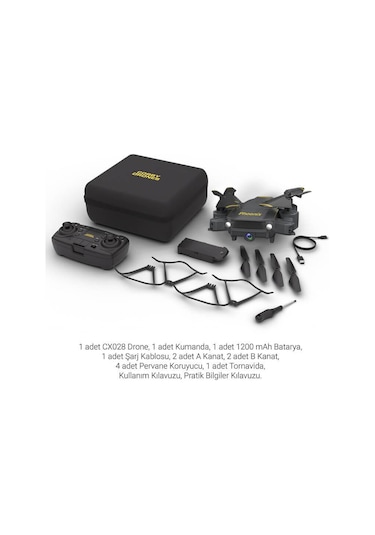 Corby Drones Cx028 Phoenix Katlanabilir Kameralı 720p Smart Drone