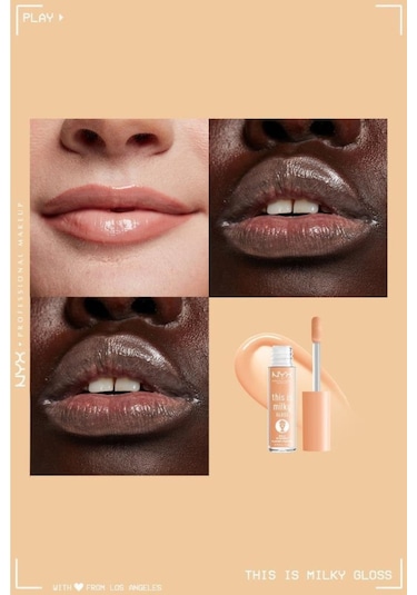 NYX Professional This Is Milky Gloss Dudak Parlatıcısı Milk N Hunny