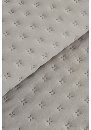 Karaca Home Breeze Soft Tek Kişilik Yatak Örtüsü Gri Gri