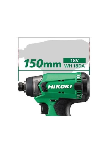Hitachi WH18DA 18V 2.0 AH 140 NM 4-8 MM Akülü Darbeli Vidalama