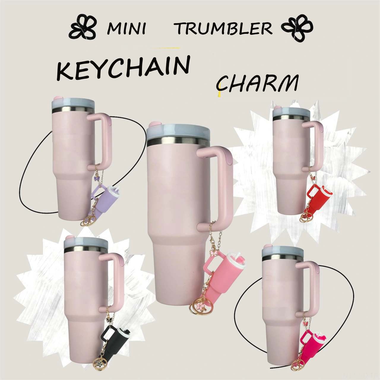 Skycity İki Yönlü Mini Kumanda Kılıfı Anahtarlık - Biberon & Çanta Askılımlı, Dudak Kremi/somun Saklama, Pla & Alyaş Malzeme, Renkli Dekoratif Aksesuar