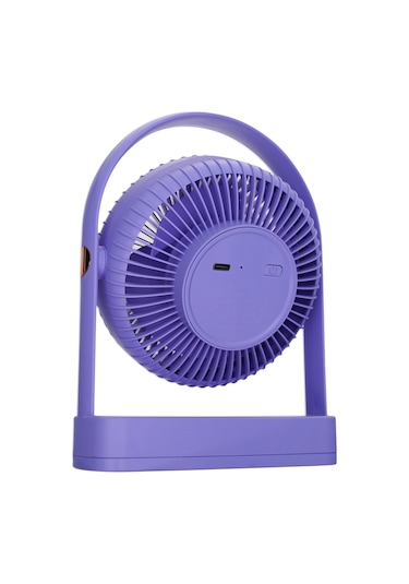 Wexta Ys2235 Taşınabilir Masaüstü Mor Usb Fan
