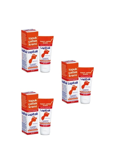 Lapitak Topuk Çatlak Kremi 3 x 60 ML