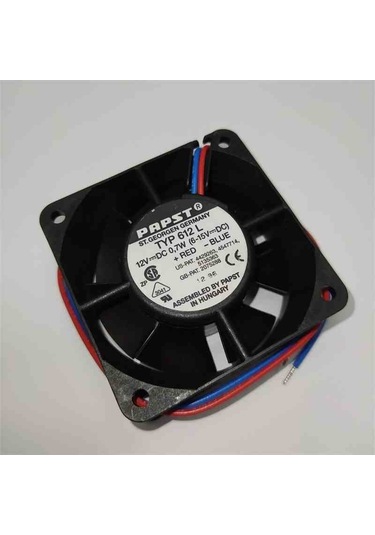 Typ612 L 12v 0.7a 60x60x25 Nonoıse Fan